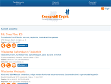 Tablet Screenshot of csongradicegek.hu